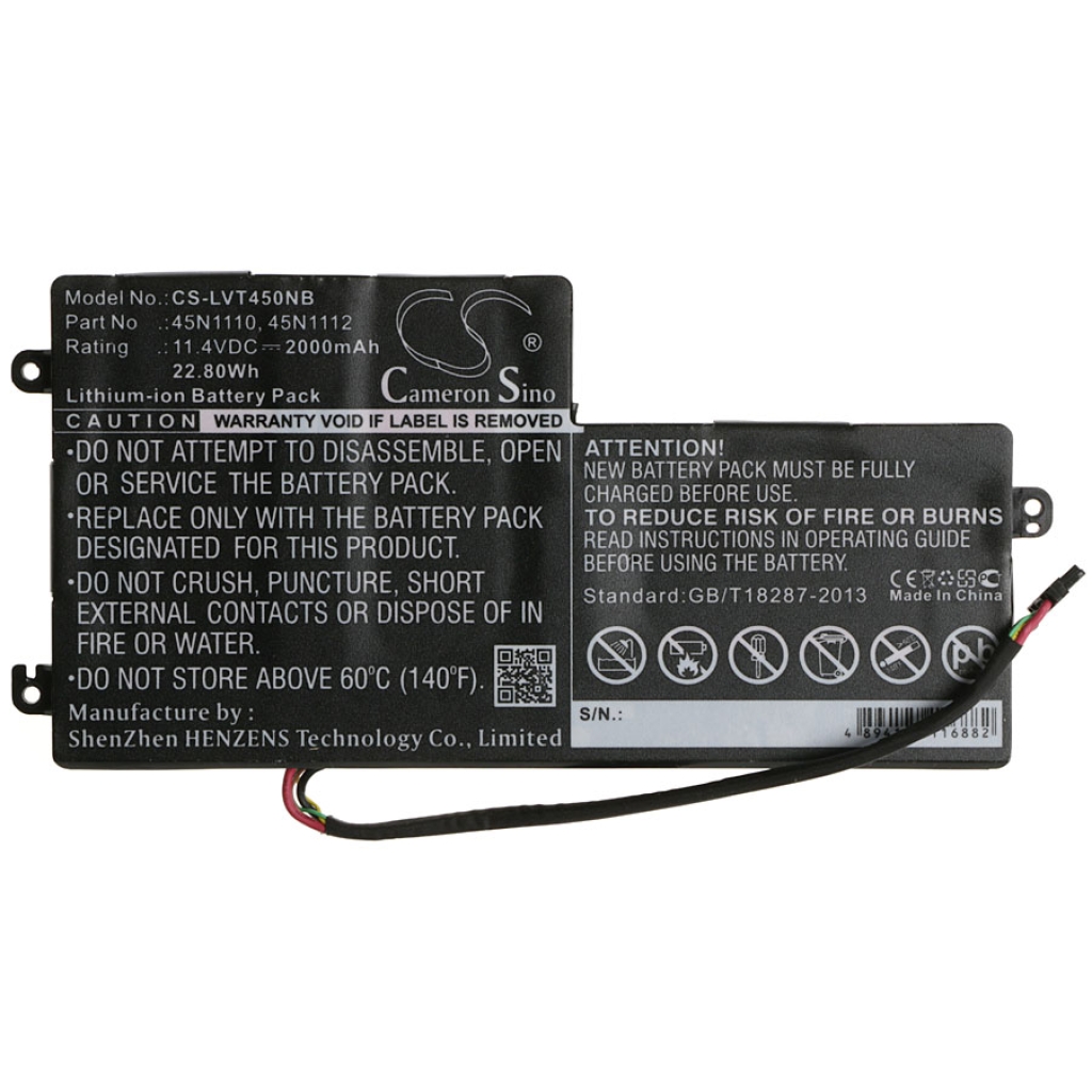 Notebook battery Lenovo CS-LVT450NB