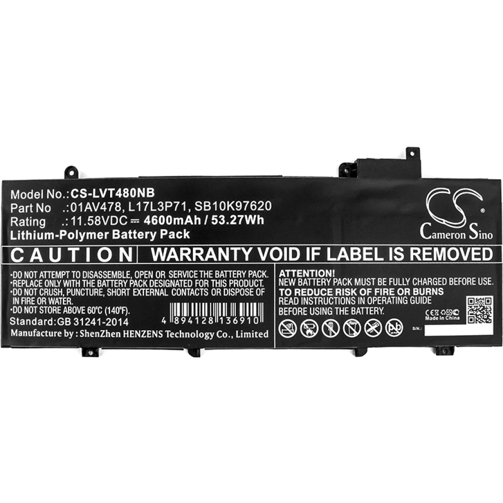 Battery Replaces 01AV480