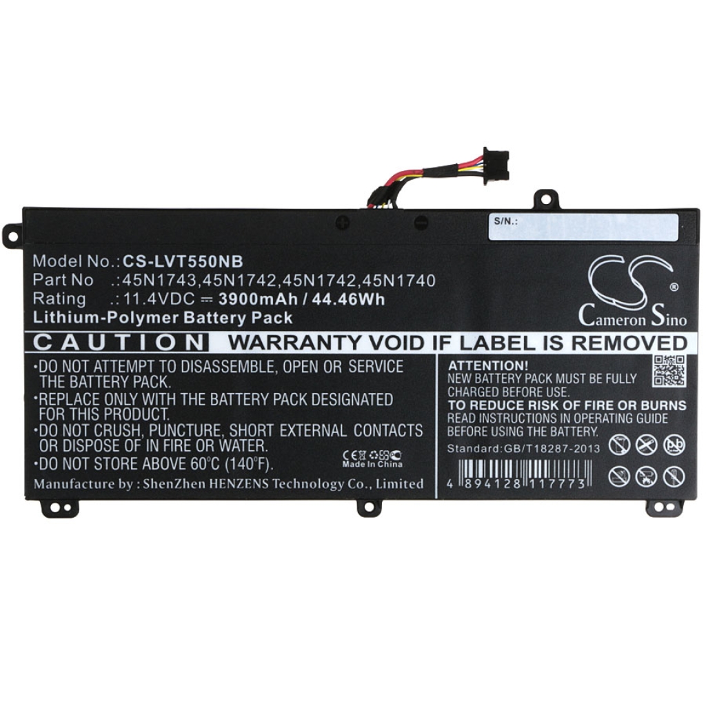 Notebook battery Lenovo CS-LVT550NB