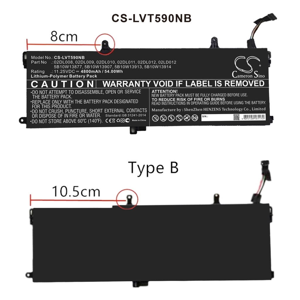 Battery Replaces SB10K97646