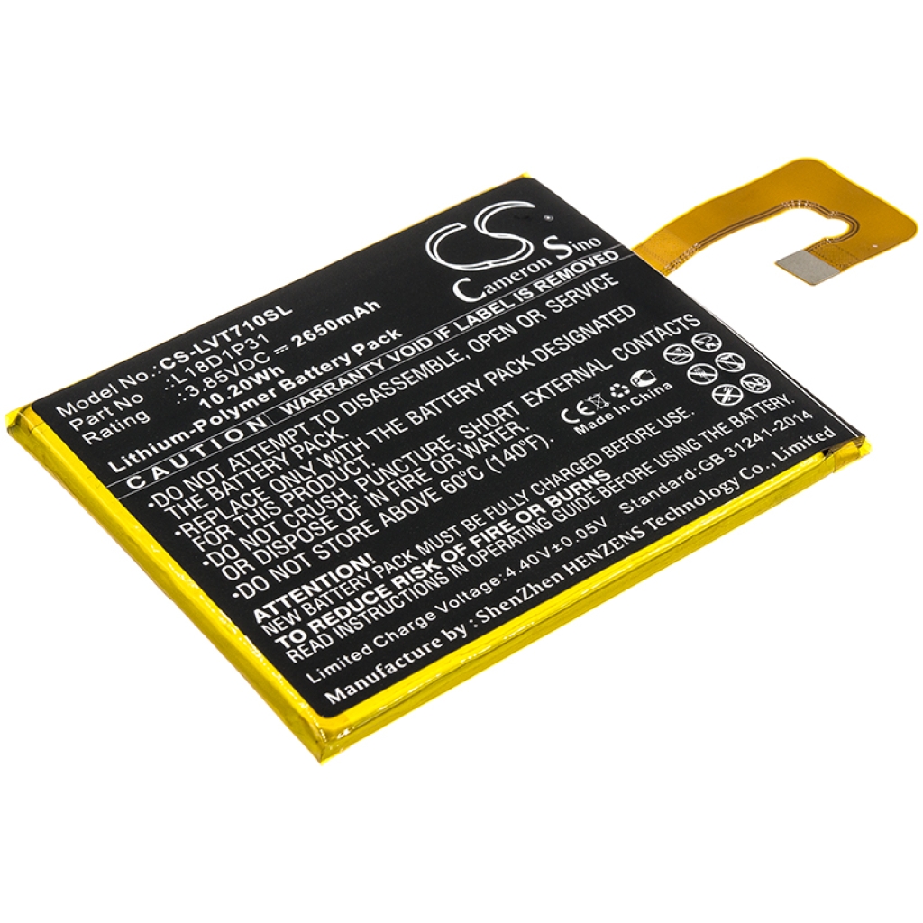 Tablet Battery Lenovo CS-LVT710SL