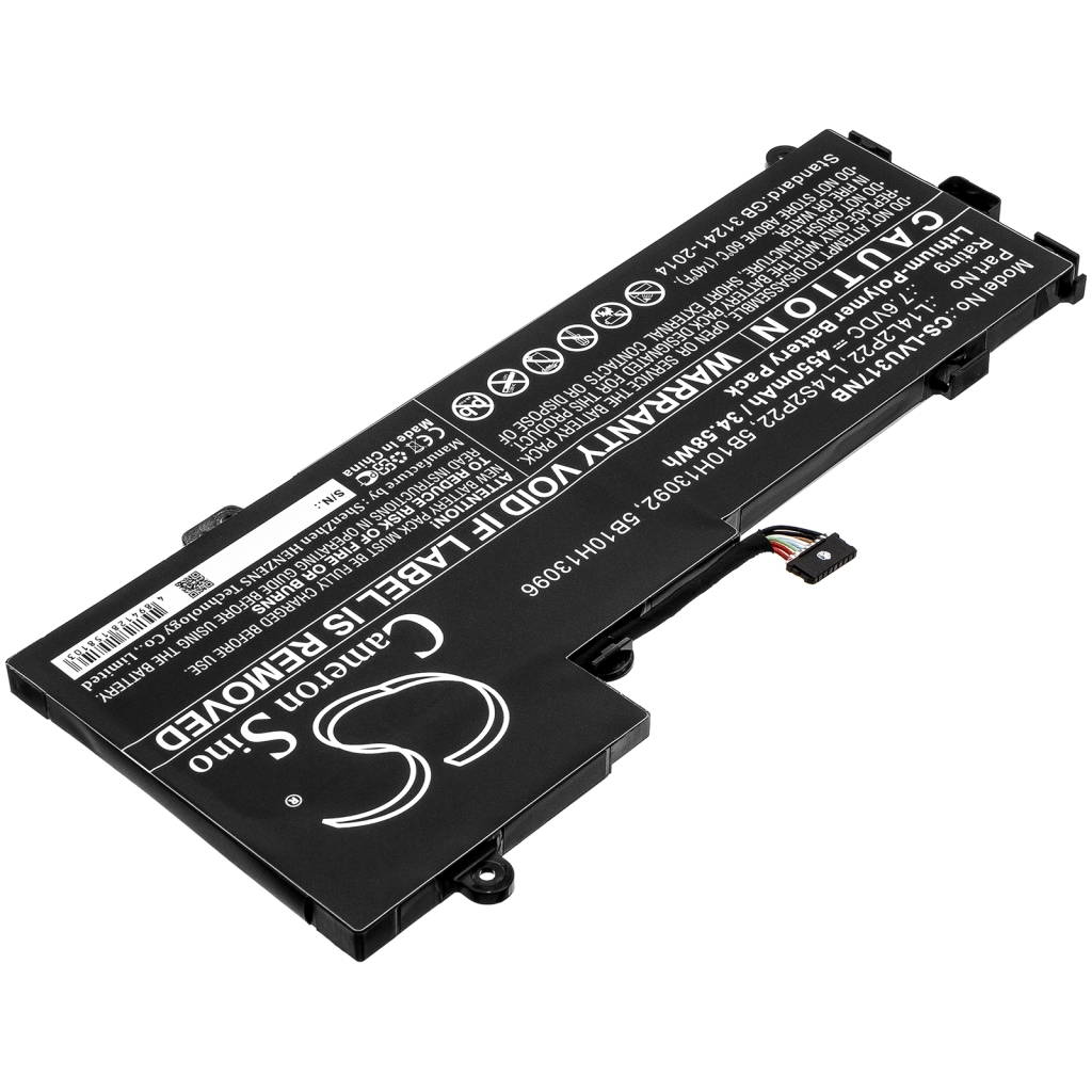 Compatible battery replacement for LENOVO  5B10K10178, 5B10H13092, L14M2P24, 5B10K10175, L14L2P22...