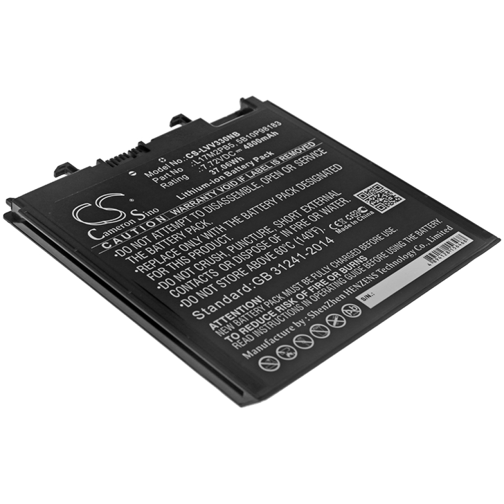 Compatible battery replacement for LENOVO  5B10W67356, 5B10P98183, SB10W67213, 5B10Q59777, 5B10P98182...