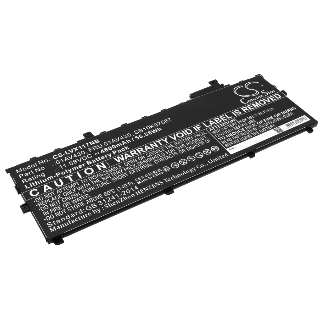 Compatible battery replacement for LENOVO  01AV429, SB10K97588, ASM SB10K97587, SB10K97587, 01AV494...