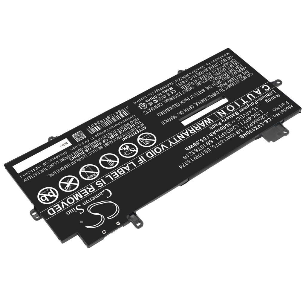 Compatible battery replacement for LENOVO  SB10T8321, 5B10W13975, L20M4P71, 5B10W13974, L20L4P71...