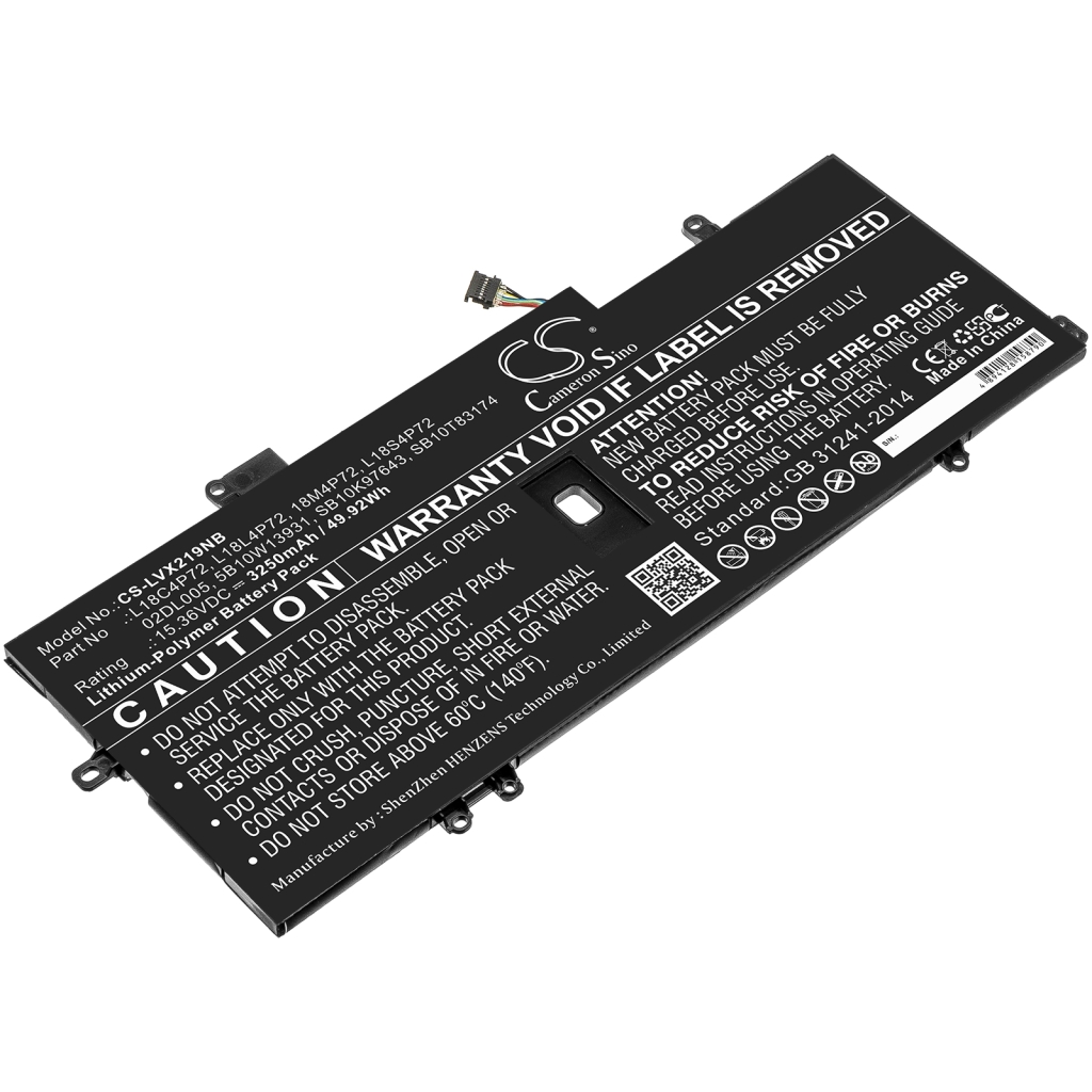 Notebook battery Lenovo CS-LVX219NB