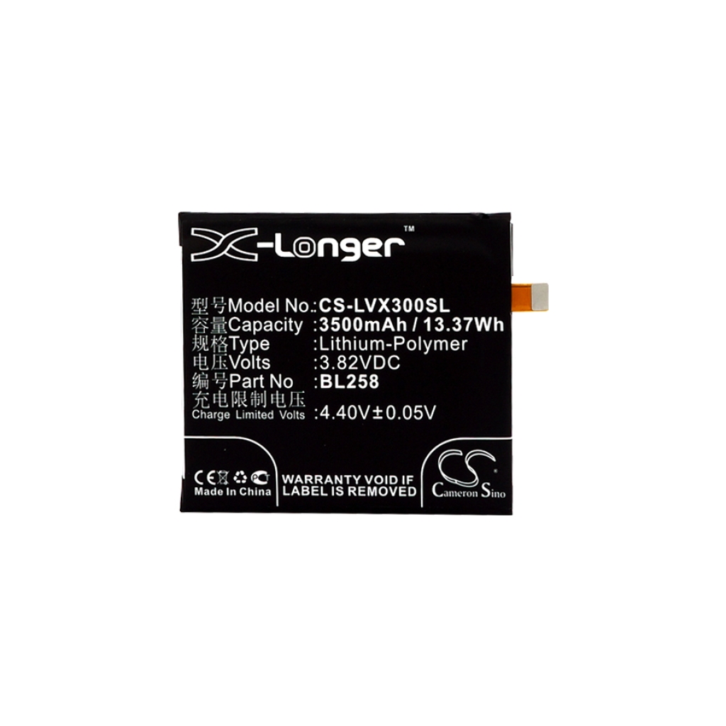 Compatible battery replacement for LENOVO  BL258