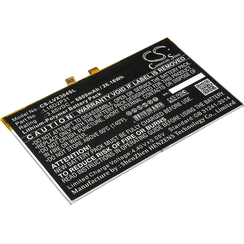 Compatible battery replacement for LENOVO L16D2P31