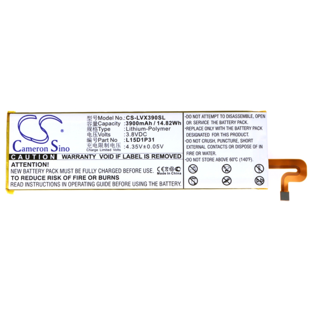 Tablet Battery Lenovo CS-LVX390SL