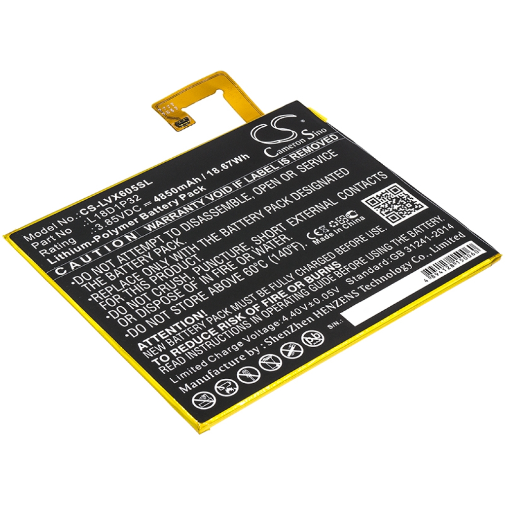 Compatible battery replacement for LENOVO  L18D1P32