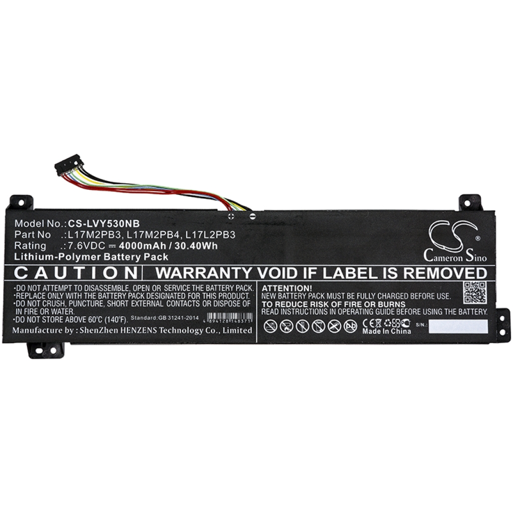 Compatible battery replacement for LENOVO  L17L2PB4, L17L2PB3, L17C2PB4, L17M2PB4, L17C2PB3...