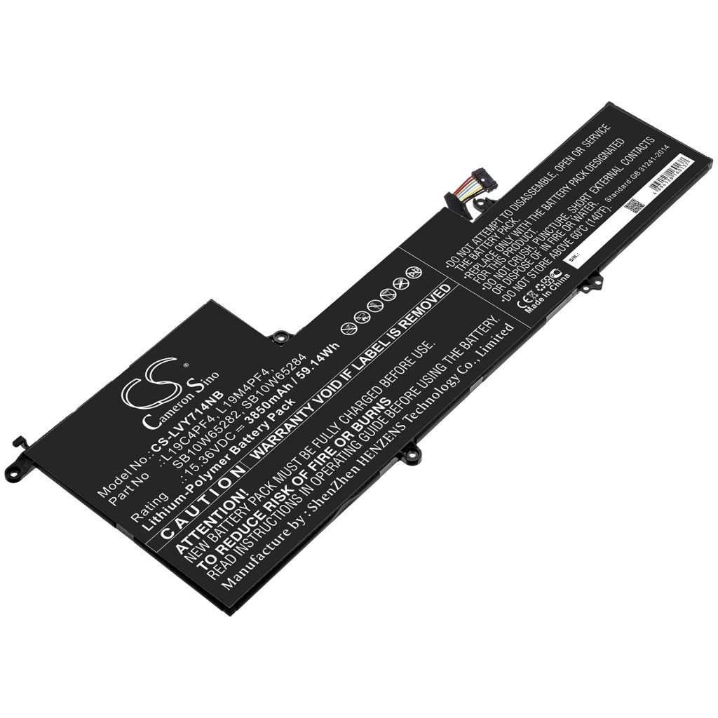 Compatible battery replacement for LENOVO  SB10W65282, 5B10W65273, L19M4PF4, L19C4PF4, 5B10W65297...