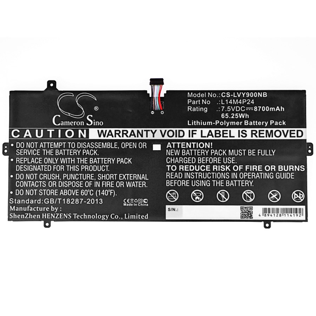 Notebook battery Lenovo CS-LVY900NB