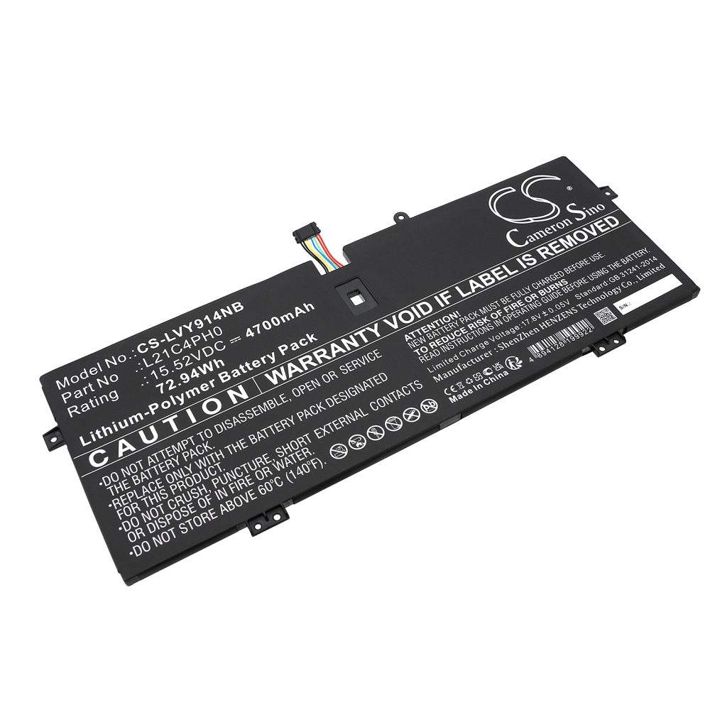 Compatible battery replacement for LENOVO  L21L4PH0, 5B11D97138, SB11D97143, L21D4PH0, SB11D97137...