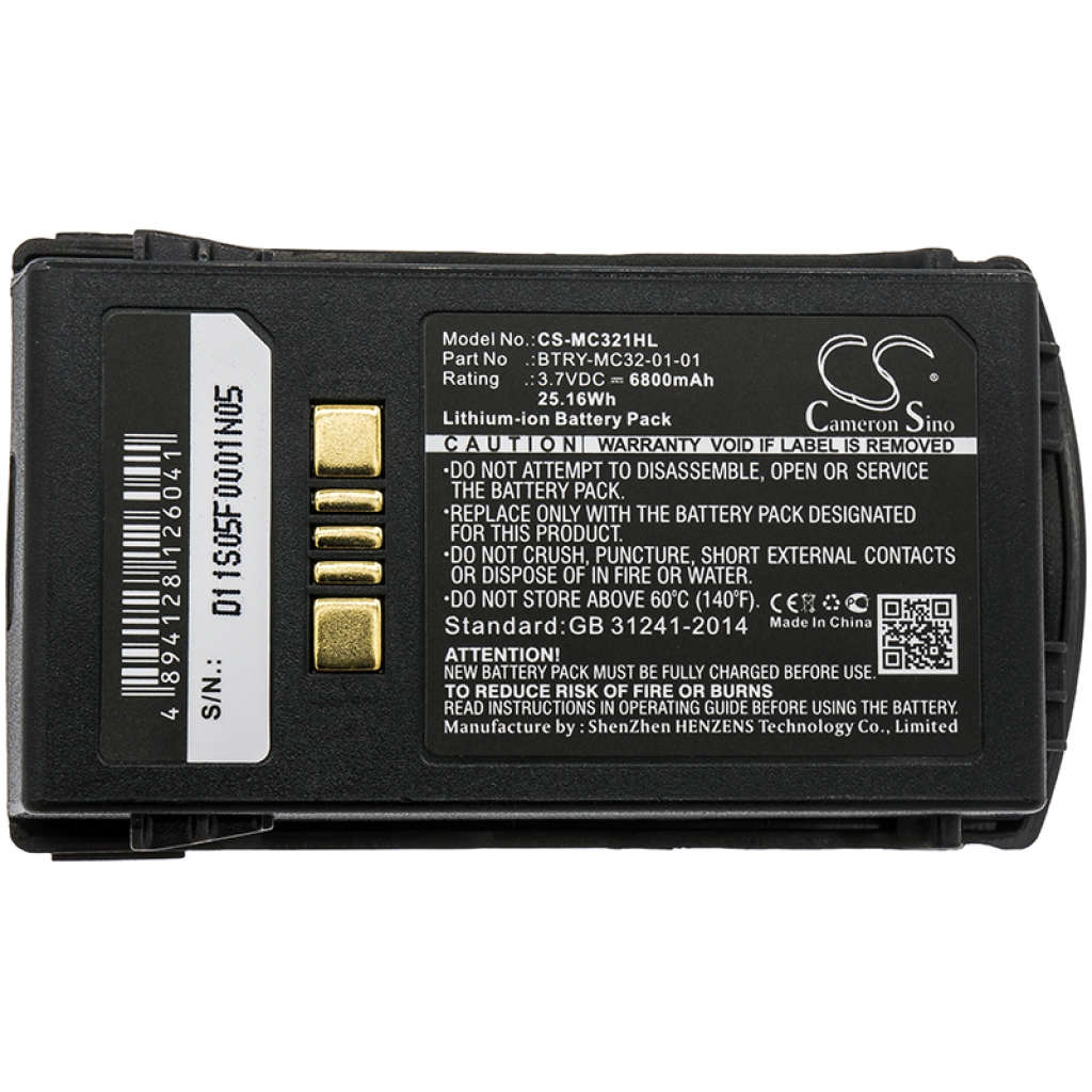 BarCode, Scanner Battery Motorola MC32N0-S