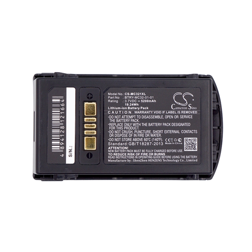 Battery Replaces BTRY-MC32-52MA-10