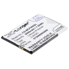 Compatible battery replacement for Mobistel 615080005069