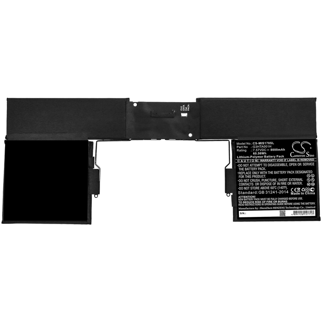 Tablet Battery Microsoft CS-MCK178SL