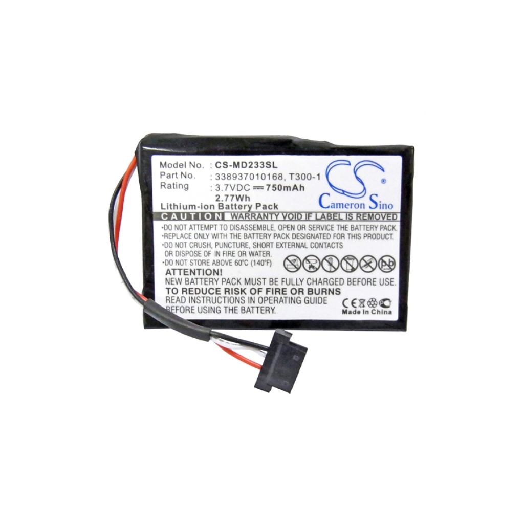 GPS, Navigator Battery Medion CS-MD233SL