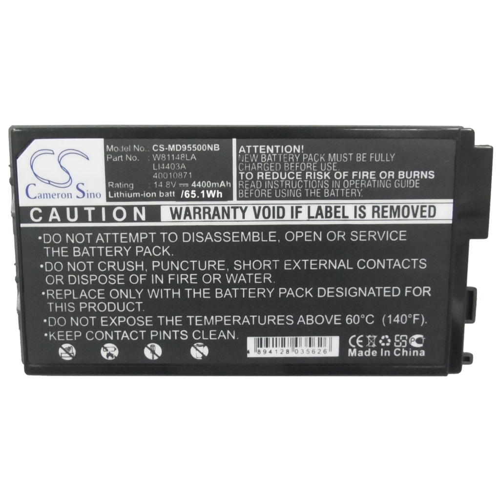 Notebook battery Medion CS-MD95500NB