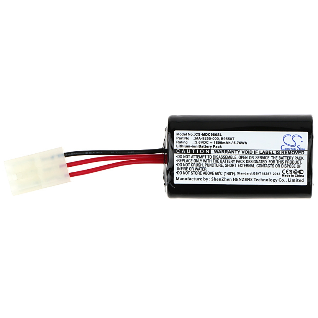 Compatible battery replacement for Modicon  MA-9255-000, B9550T