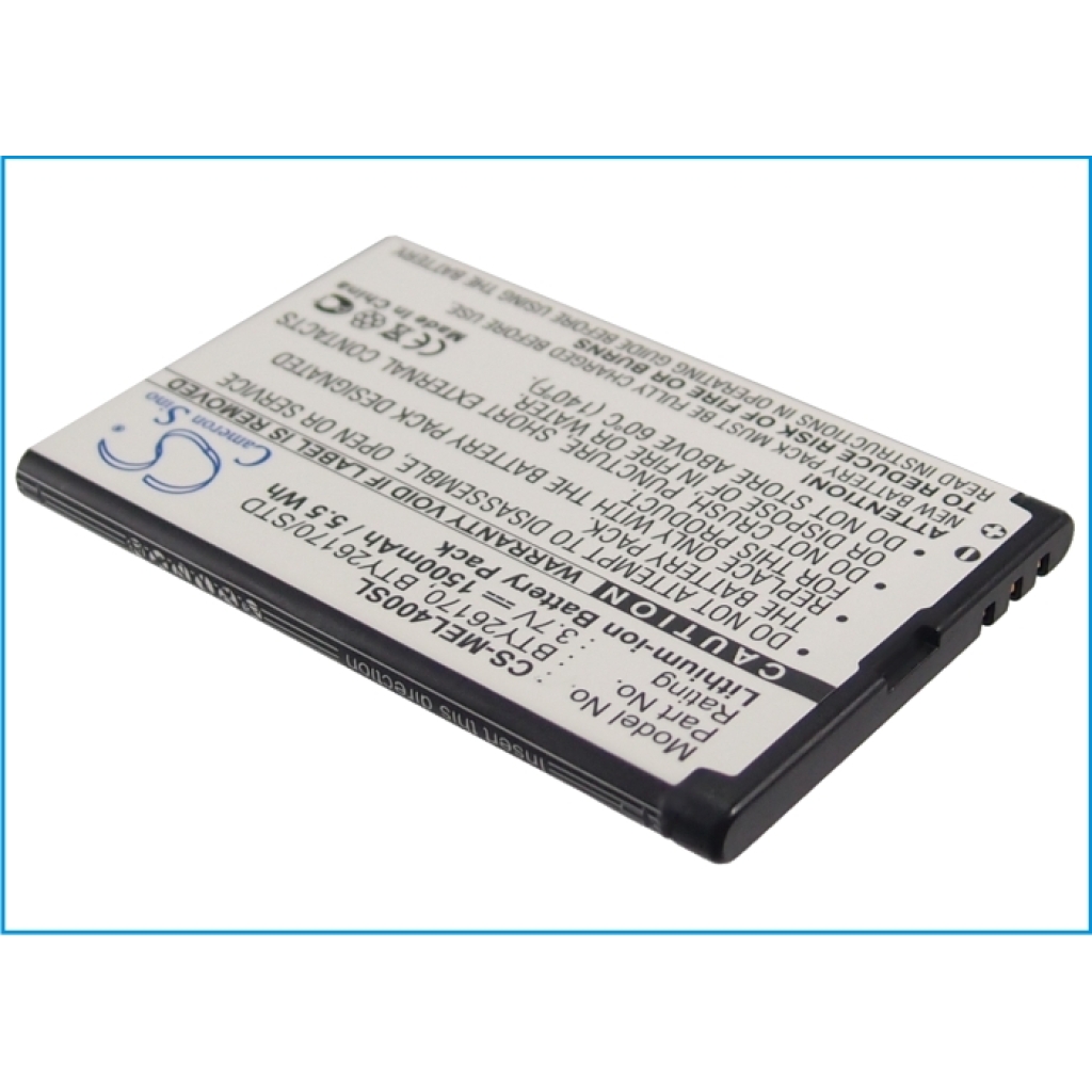 Battery Replaces BTY26170Mobistel/STD