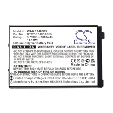 Compatible battery replacement for SYMBOL 82-118523-01,82-118523-011,BTRY-ES40EAB00