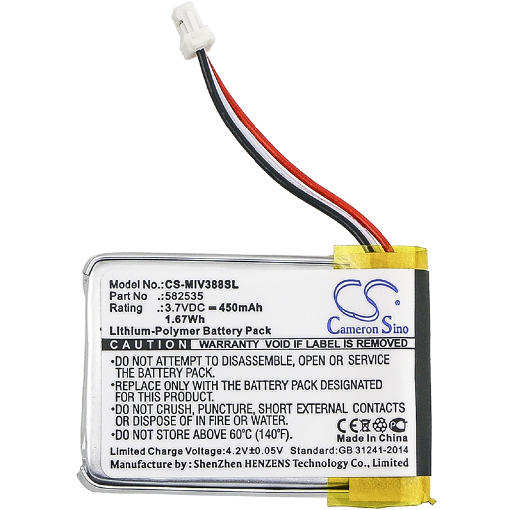 Home Security Camera Battery Hp CS-MIV388SL