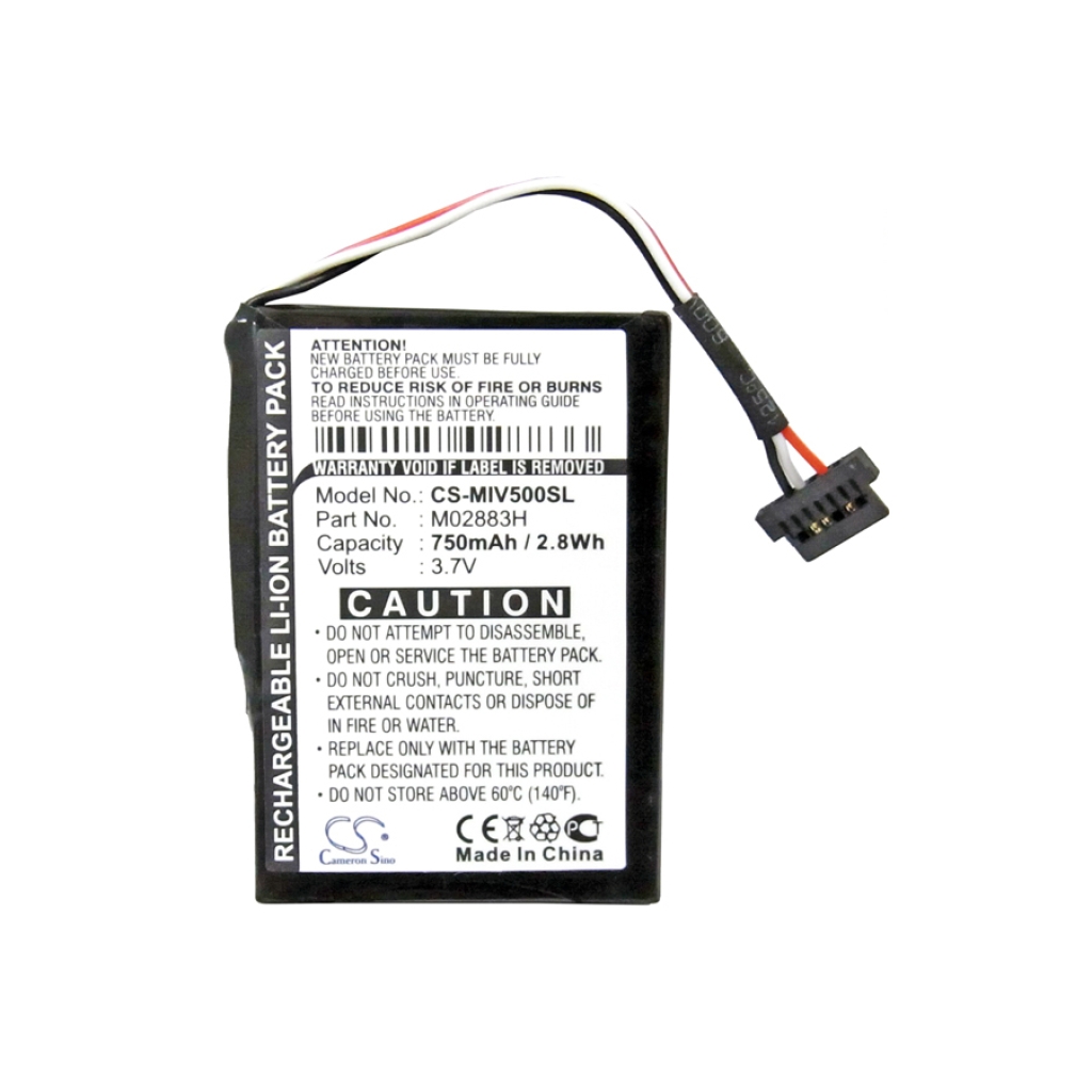 Compatible battery replacement for Mitac  M02883H, 338040000014, N393-5000