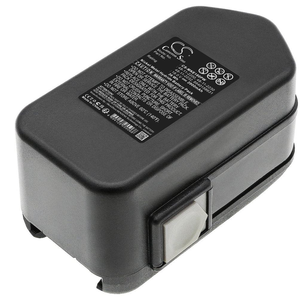 Compatible battery replacement for Milwaukee  MX 18, ATLAS COPCO:B 18, BXS 18, 8940158631, BXL 18...