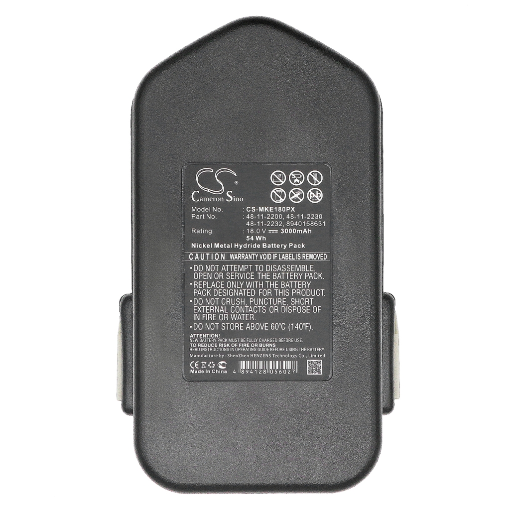 Compatible battery replacement for Milwaukee  48-11-2232, BXL 18, 48-11-2230, MXS 18, BX 18...