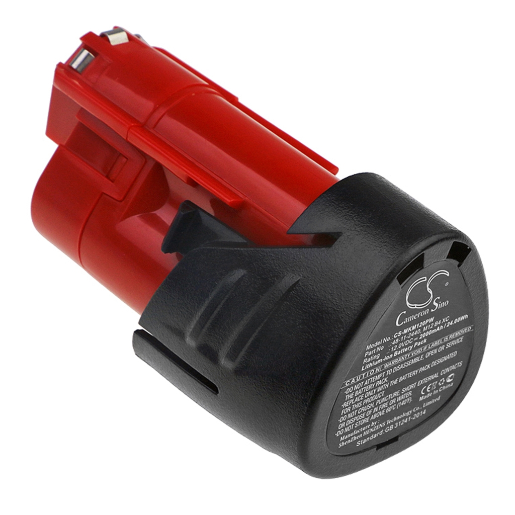 Compatible battery replacement for Milwaukee  48-11-2440, 4932352664, 48-11-2412, 48112440, 48-11-2402...