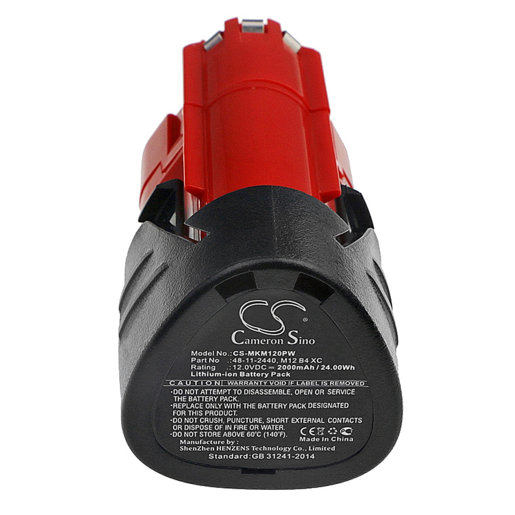 Compatible battery replacement for Milwaukee  48-11-2440, 4932352664, 48-11-2412, 48112440, 48-11-2402...