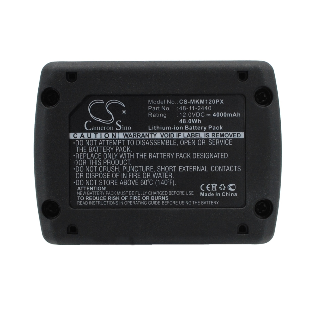 Compatible battery replacement for Milwaukee  48-11-2412, 48112440, 48-11-2402, M12 B4 XC, 48112412...