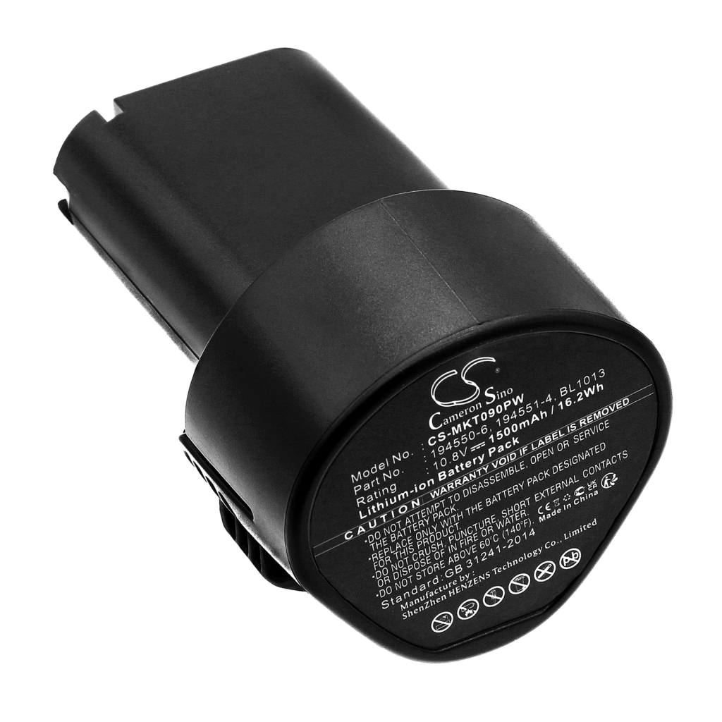 Compatible battery replacement for Makita  BL1013, 195332-9, 194551-4, 194550-6, BL1014