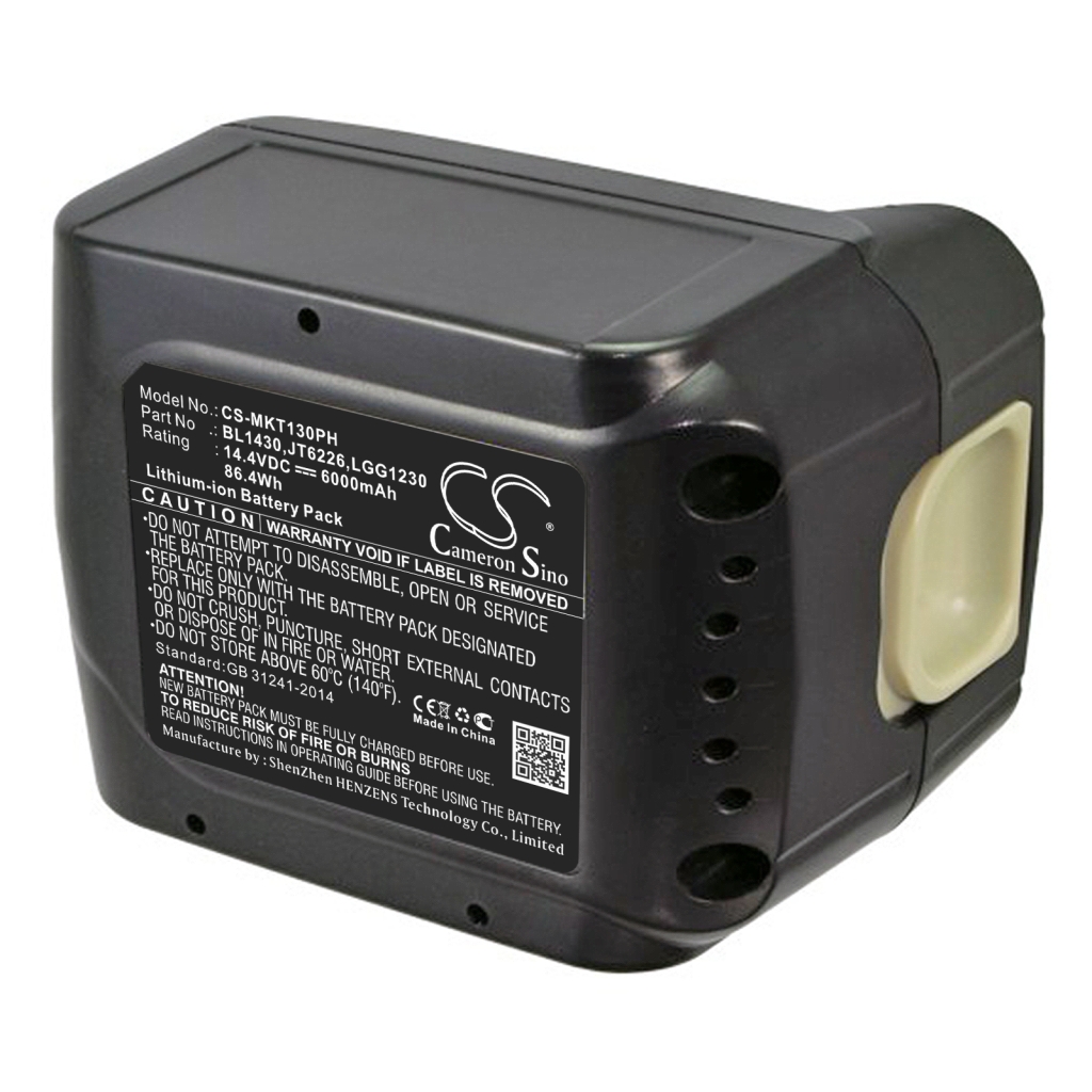 Compatible battery replacement for Makita  JT6226, 197265-04, BL1830, BL1860B, 194066-1...