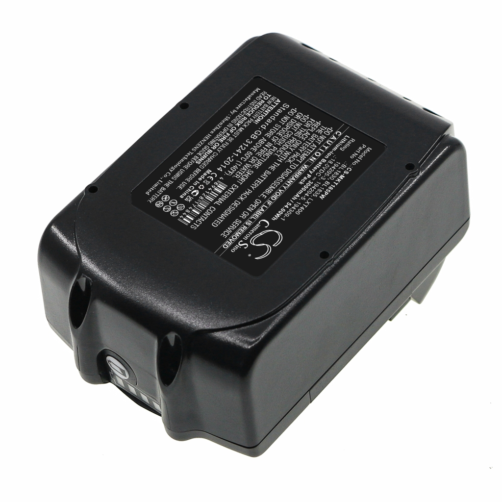 Compatible battery replacement for Makita  194205-3, BL1820, BL1860, LXT400, 197265-4...