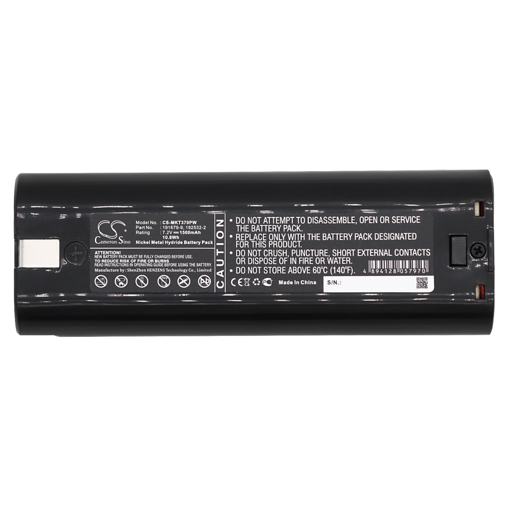 Compatible battery replacement for Makita  7002, 192532-2, 7000, 191679-9, 632003-2...