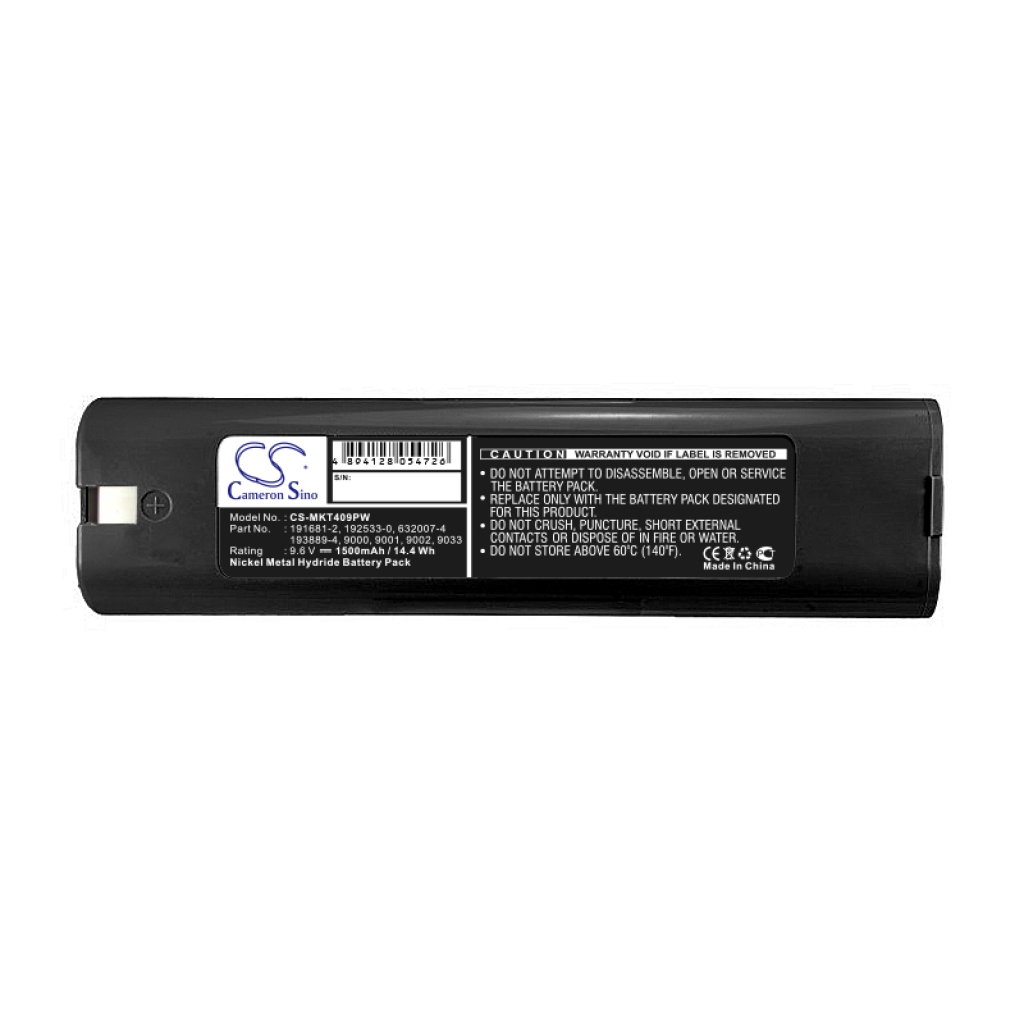 Compatible battery replacement for Makita  9000, 191681-2, 9034, 632007-4, 9033...