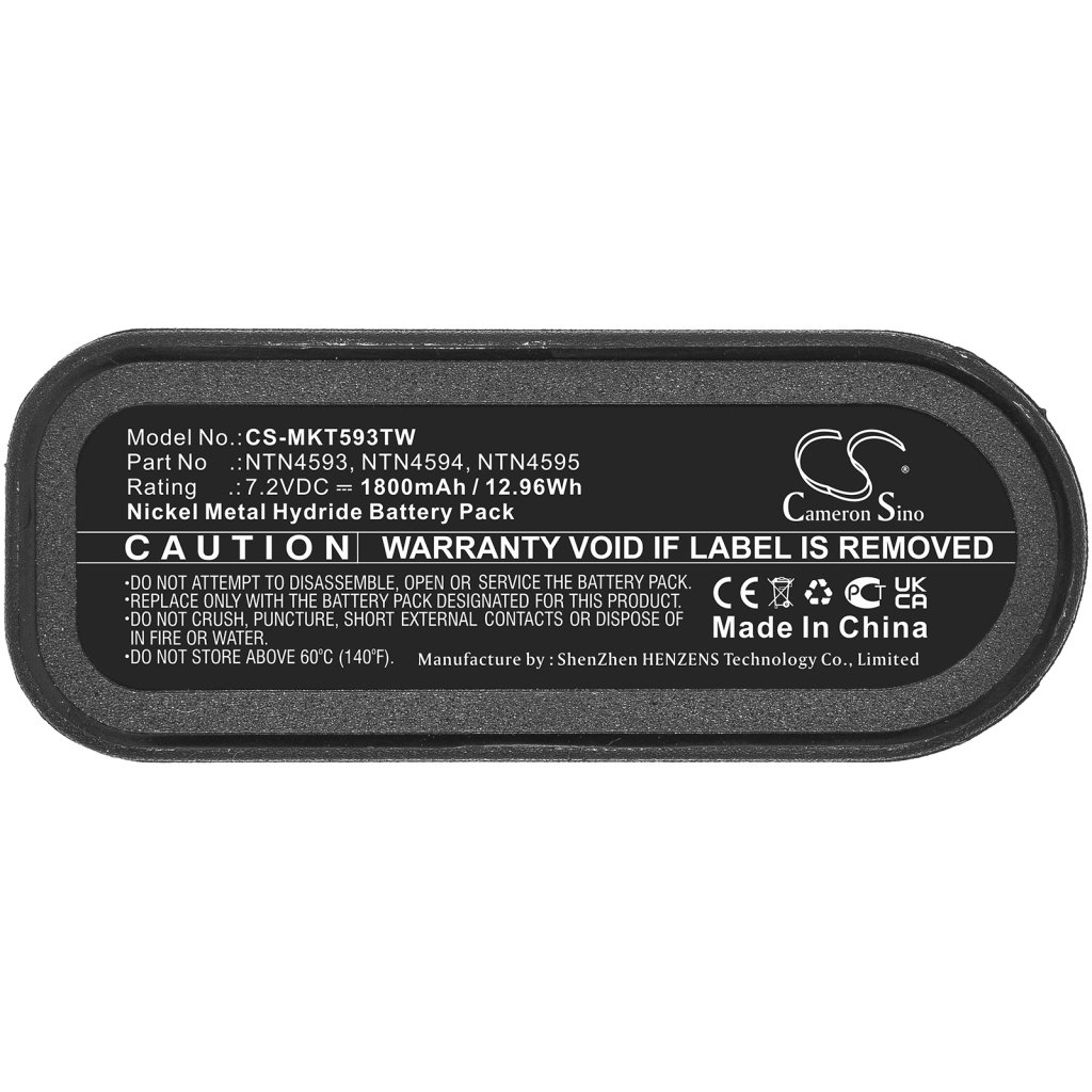 Compatible battery replacement for Motorola  NTN4595M, NTN4594, NTN4595DR, NTN4593DR, NTN4595B...