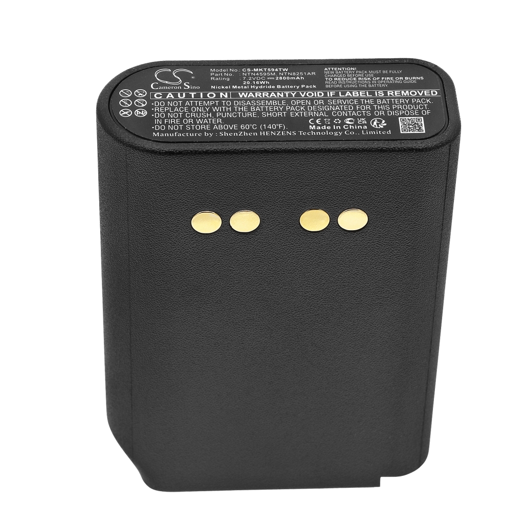 Compatible battery replacement for Motorola  NTN4595A, NTN4592, NTN4595N, NTN4595, NTN4538...