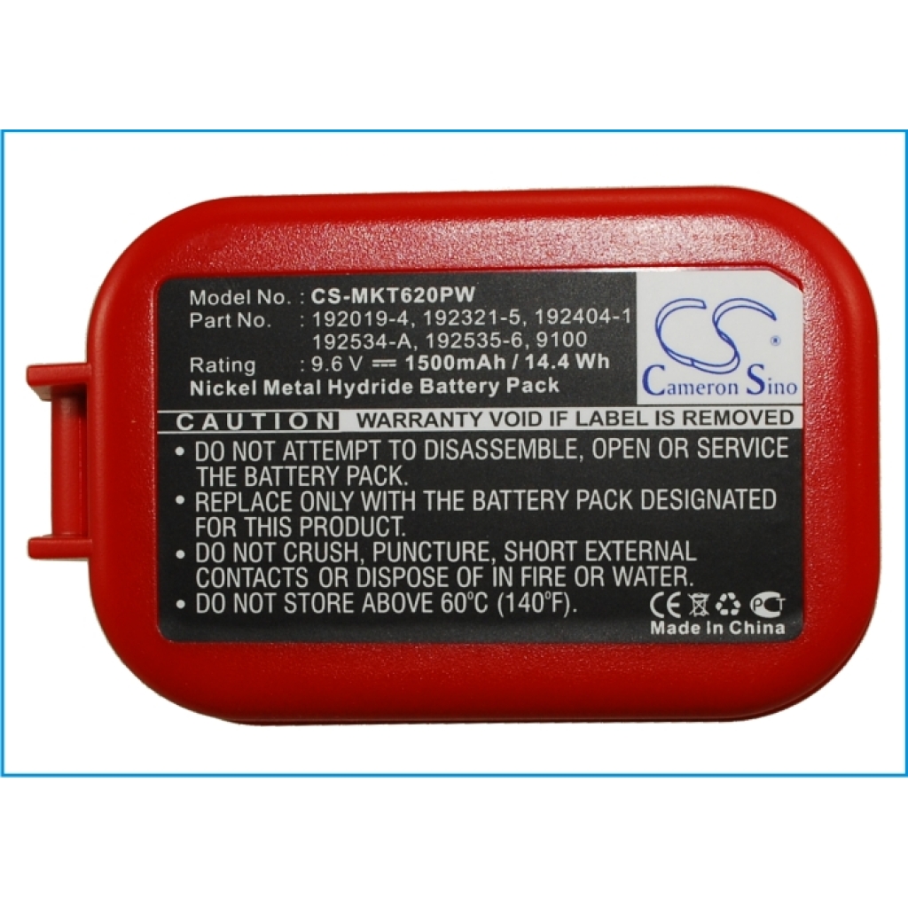 Compatible battery replacement for Makita  192321-5, 9102, 192535-6, 192019-4, 9101A...