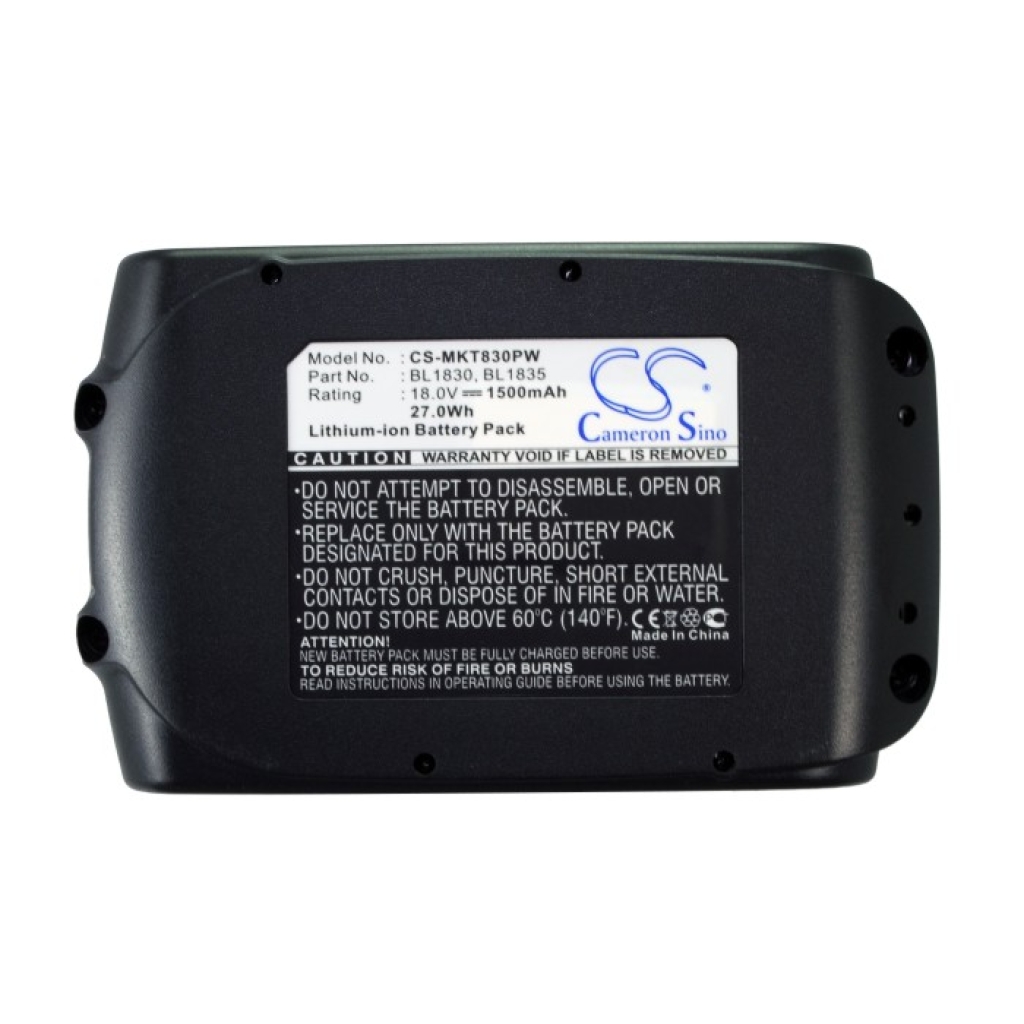 Compatible battery replacement for Makita  BL1815, BL1850B, LGG1430, 197265-04, BL1835...