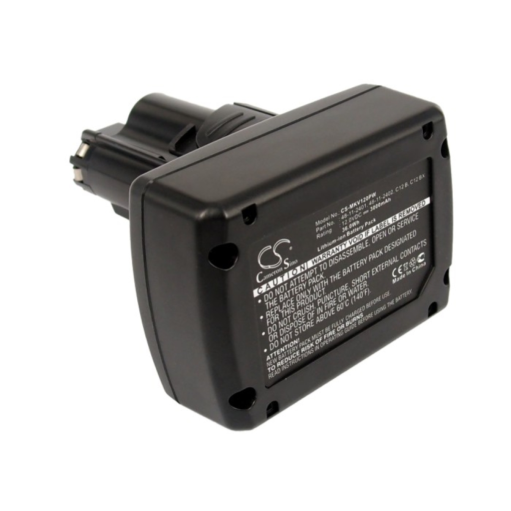 Compatible battery replacement for Milwaukee  C12 BX, 48112411, 48-11-2402, C12 B, 48112401...