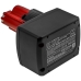 Compatible battery replacement for Milwaukee  48-11-2460, C12 B, 48-11-2401, 48112401, 48-11-2440...