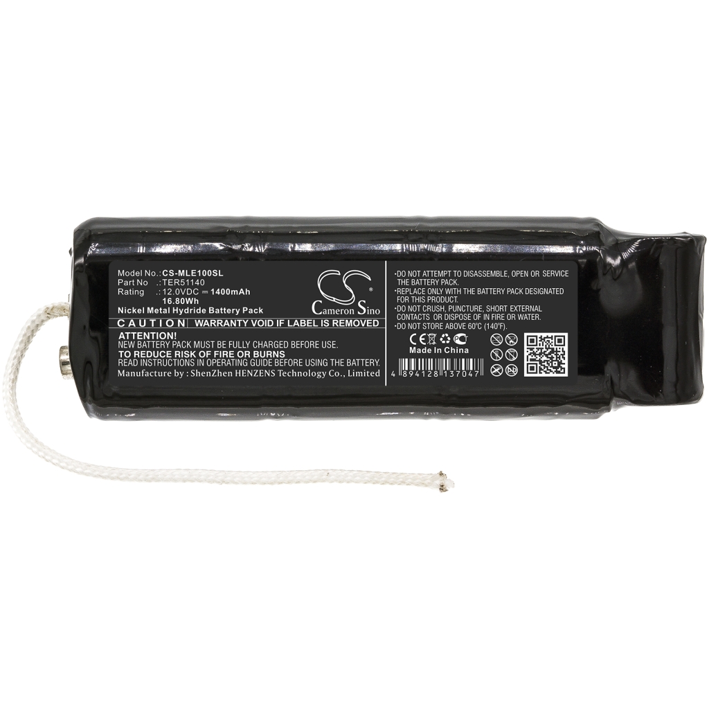 Compatible battery replacement for Minelab  TER51140