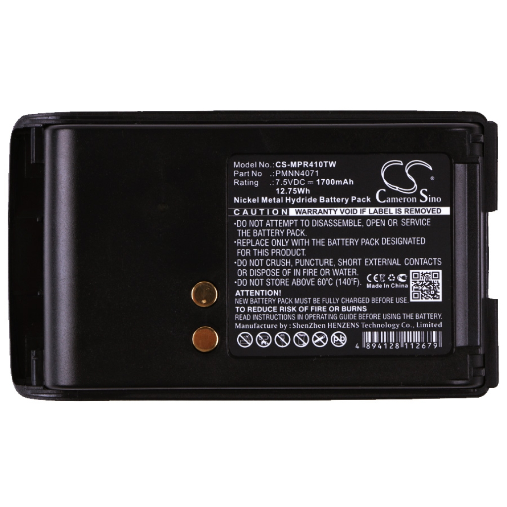 Two-Way Radio Battery Motorola CS-MPR410TW