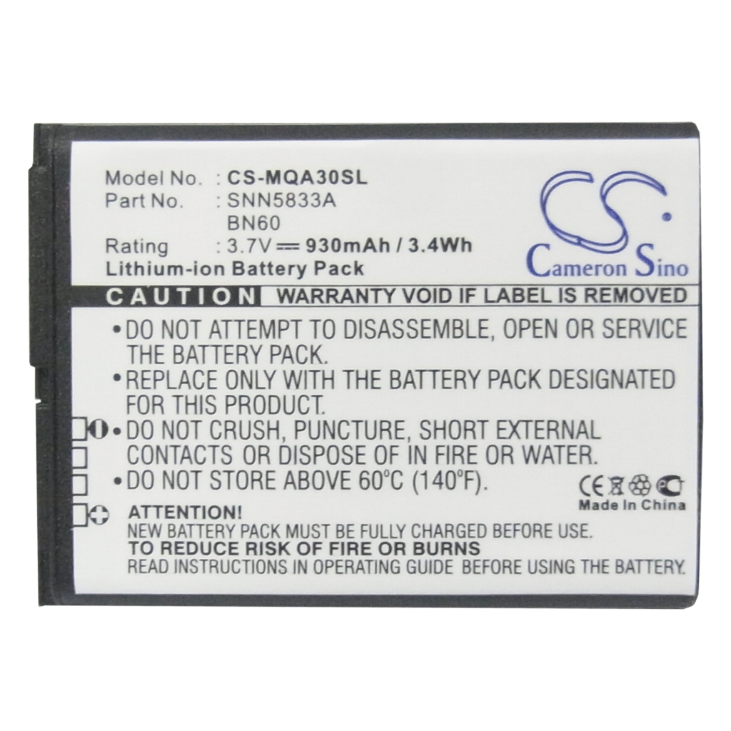 Mobile Phone Battery Motorola CS-MQA30SL