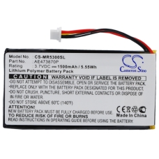 Compatible battery replacement for Magellan AE473870P