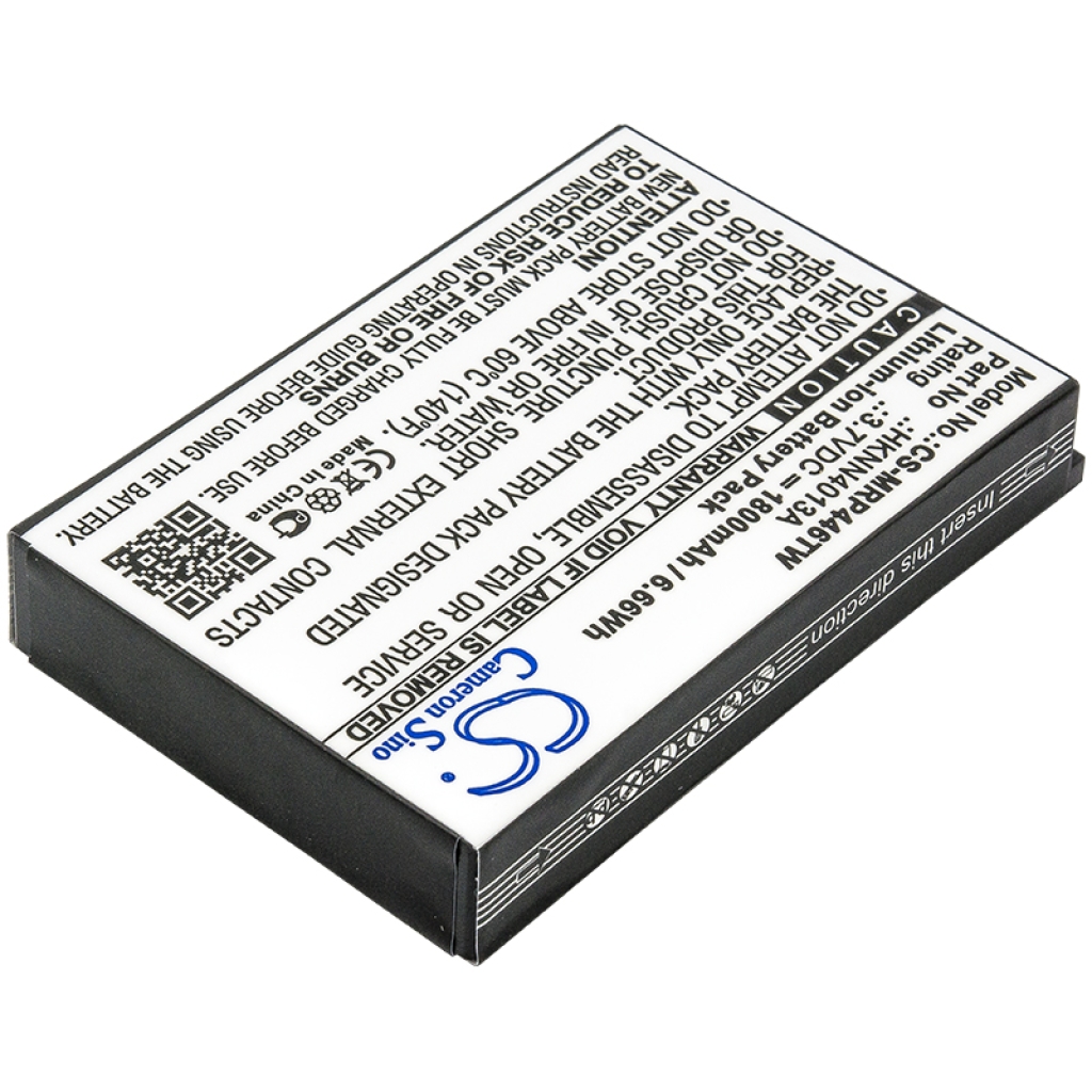 Compatible battery replacement for Motorola  PMNN4468, HKNN4013A, PMNN4425B, HKLN4440B, PMLN6745A...